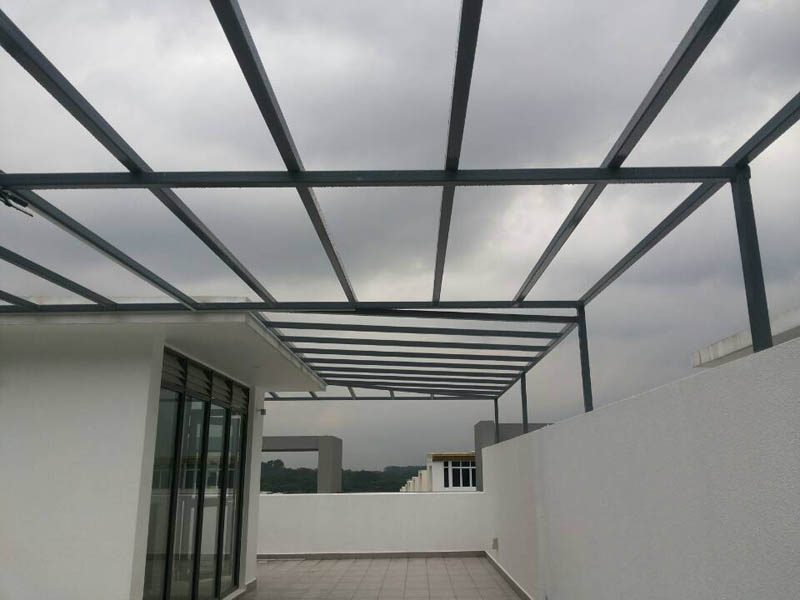 Polycarbonate Awning-Shelter 3